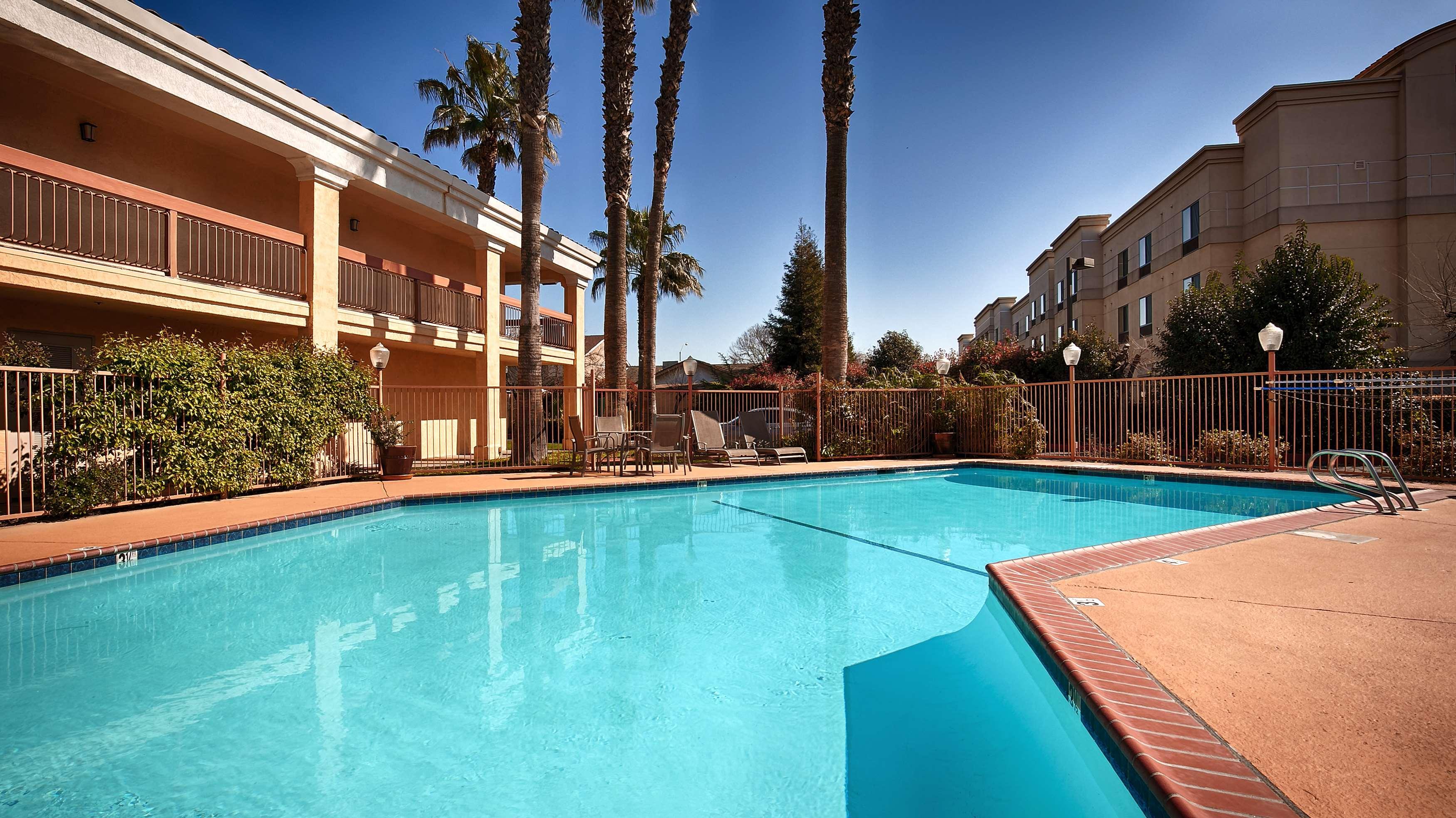 Best Western Palm Court Inn Modesto Eksteriør bilde