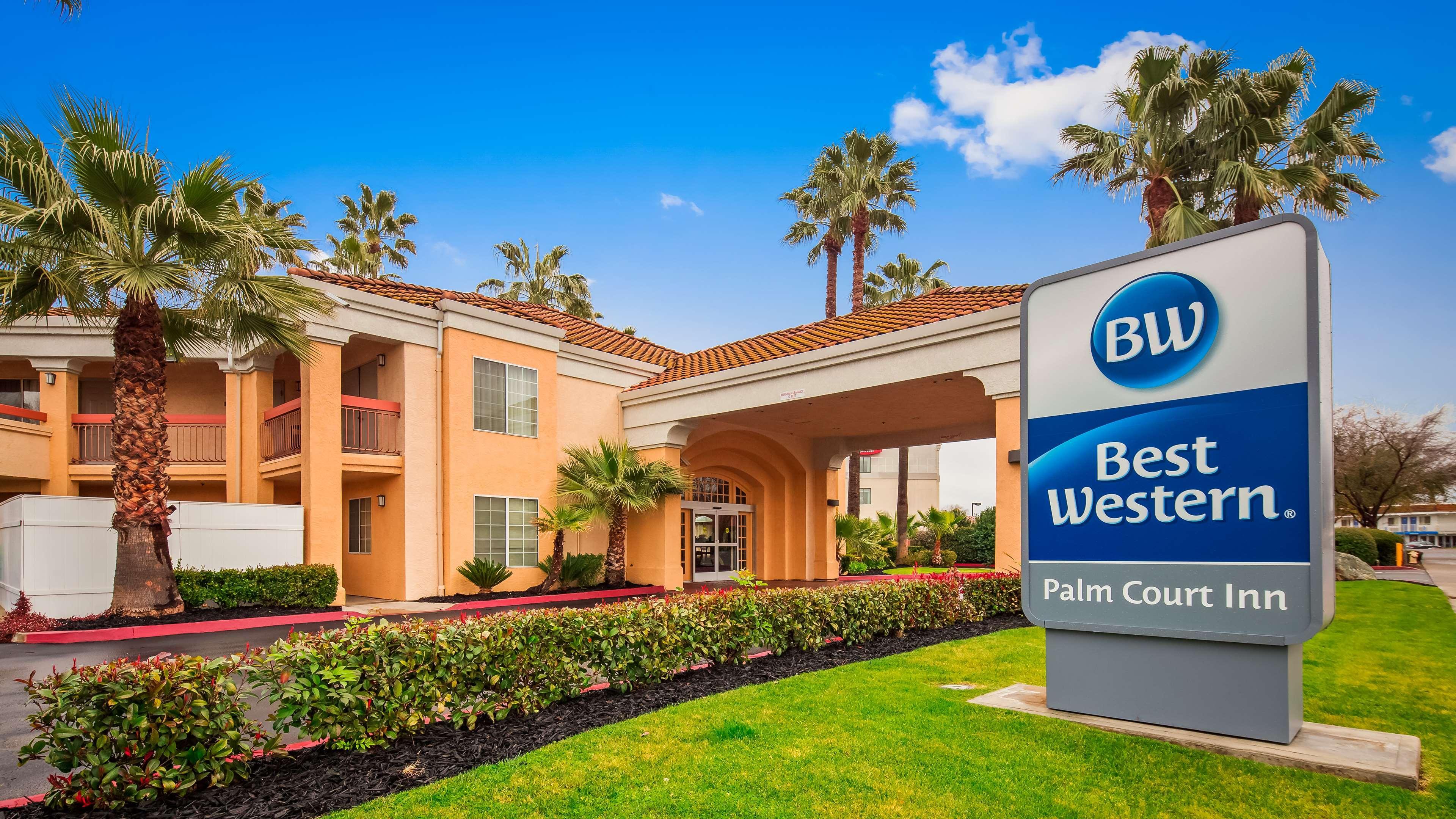 Best Western Palm Court Inn Modesto Eksteriør bilde