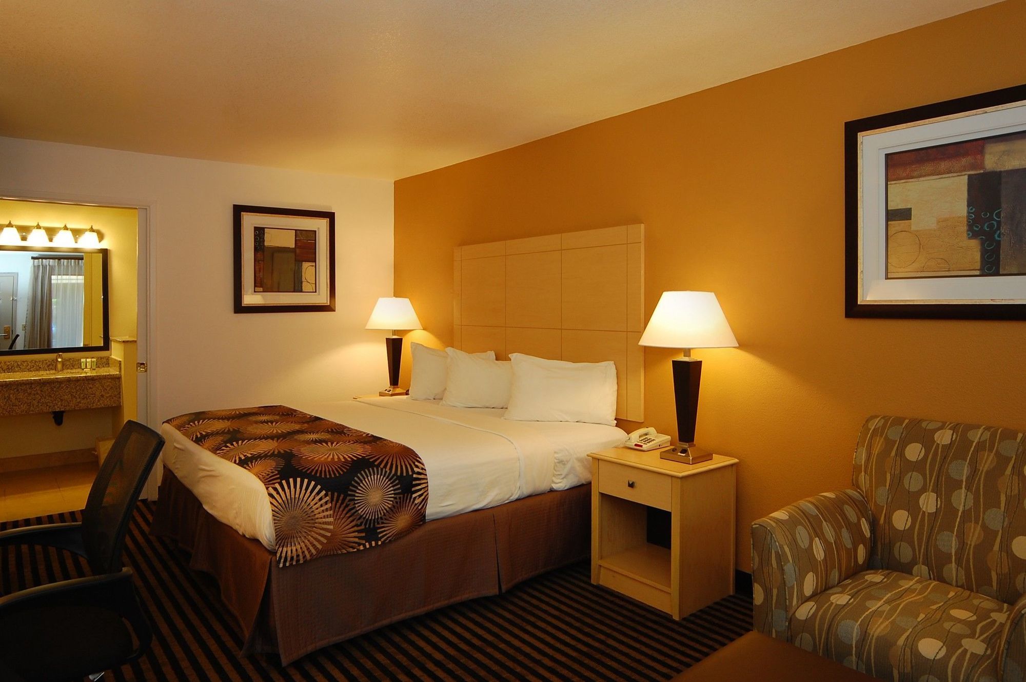 Best Western Palm Court Inn Modesto Rom bilde